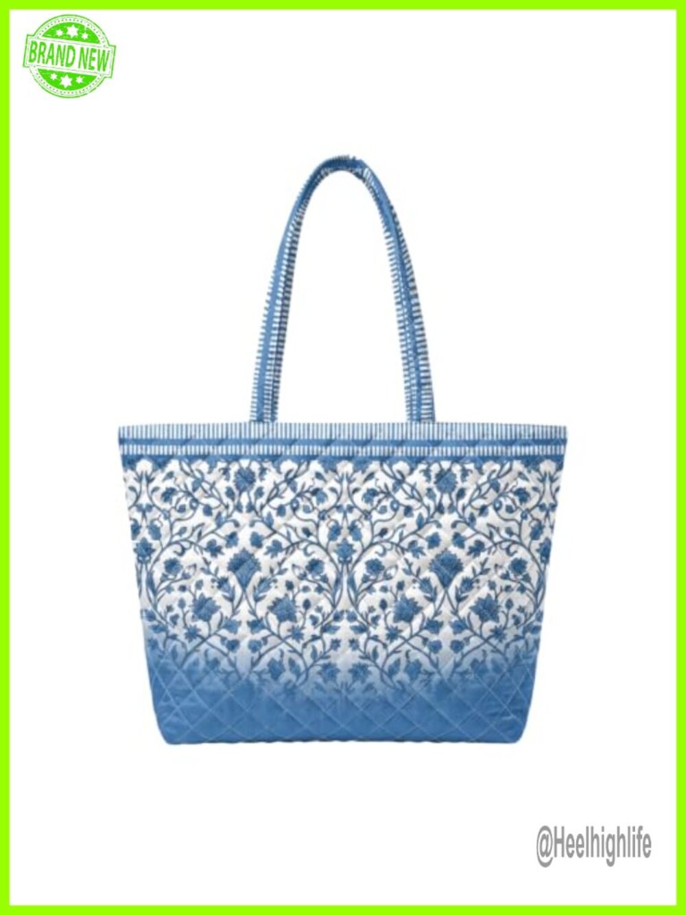 Quilted Tote Bag Shoulder Handbag for Women